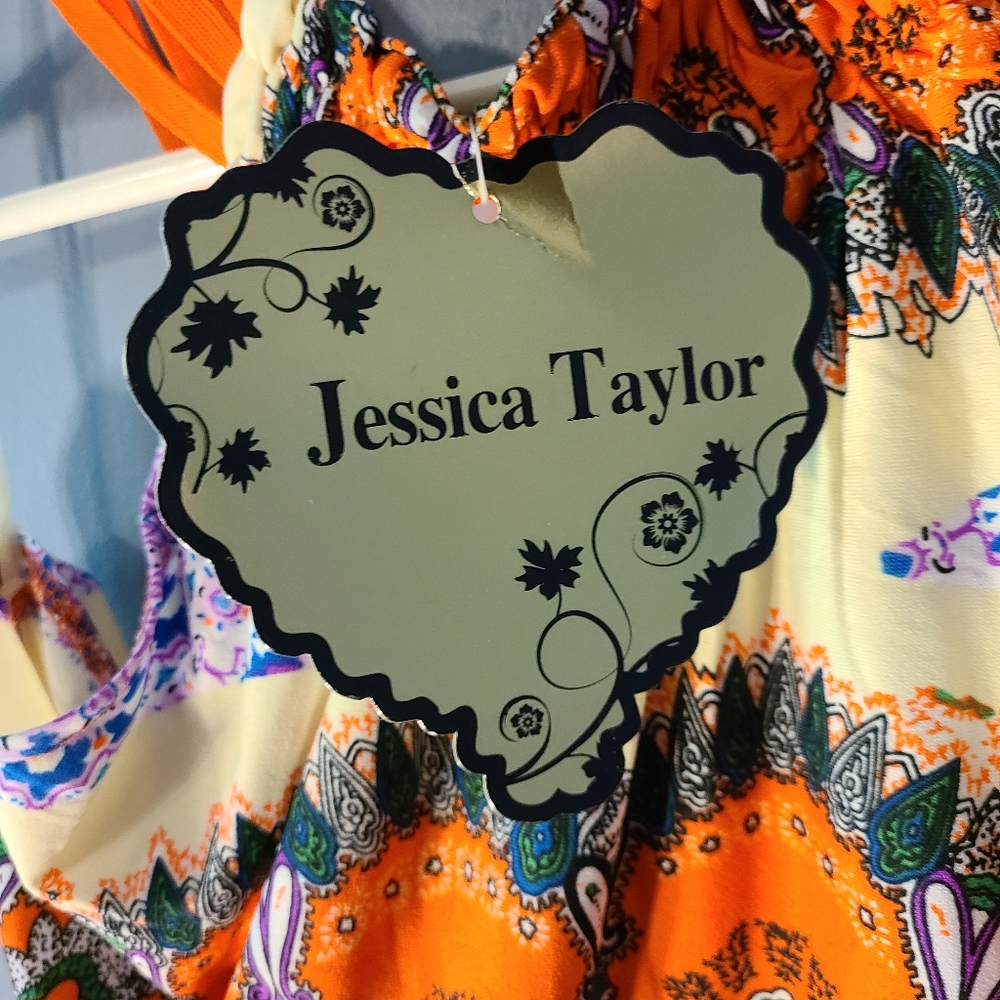 NWT Jessica Taylor halter sundress 2x - Picture 7 of 7